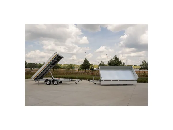 Rear and three-way tipper